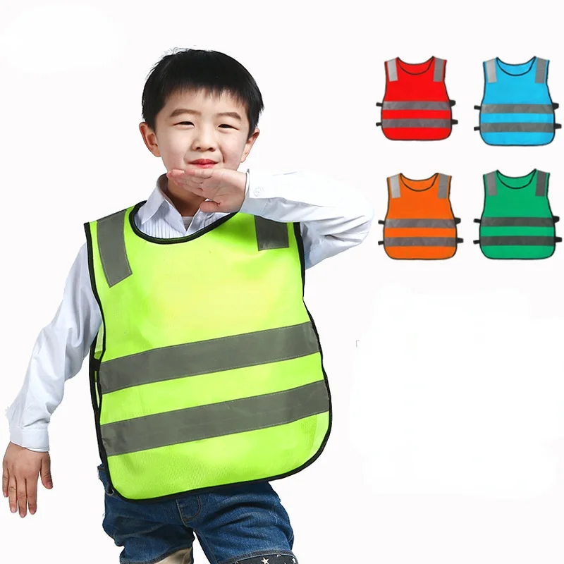 Kids Safety Security High Visibility Vests Road Traffic Children Reflective Reflector Vests Clothing Jacket