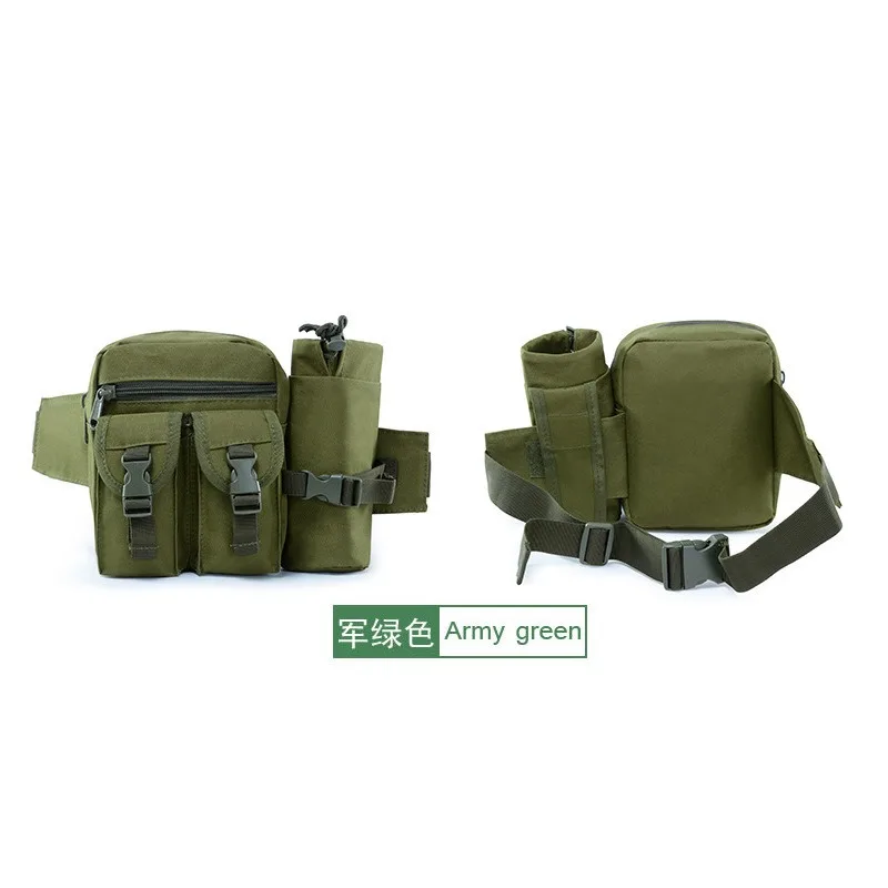 Outdoor Waterproof Running Sports Luya Small Waist Pack Men's Multi-functional Mobile Phone Kettle Camouflage Waist Pack