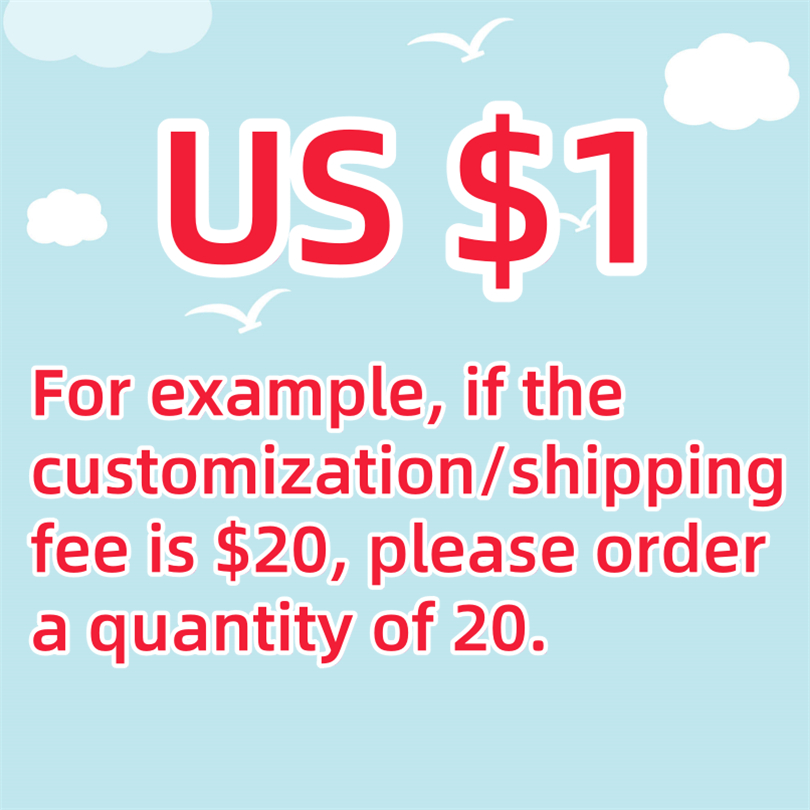 Extra fee (Extra shipping cost or Extra custom fee)