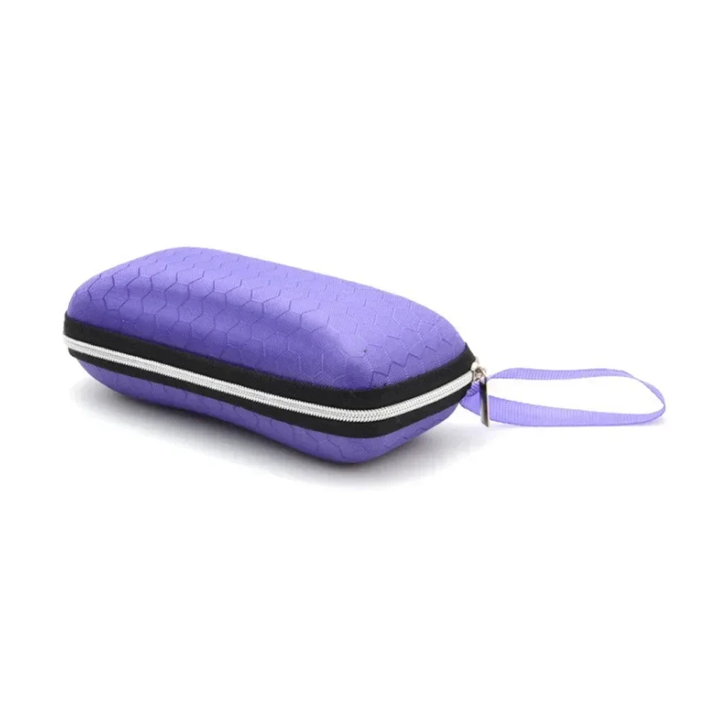 Custodie per occhiali Custodia per occhiali da sole per donna Scatola per occhiali con cordino Custodie per occhiali con cerniera per uomo Scatola di immagazzinaggio portatile