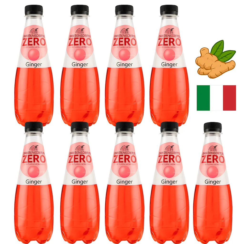 Lemoniada Ginger Zero 750ml -x 9 San Benedetto