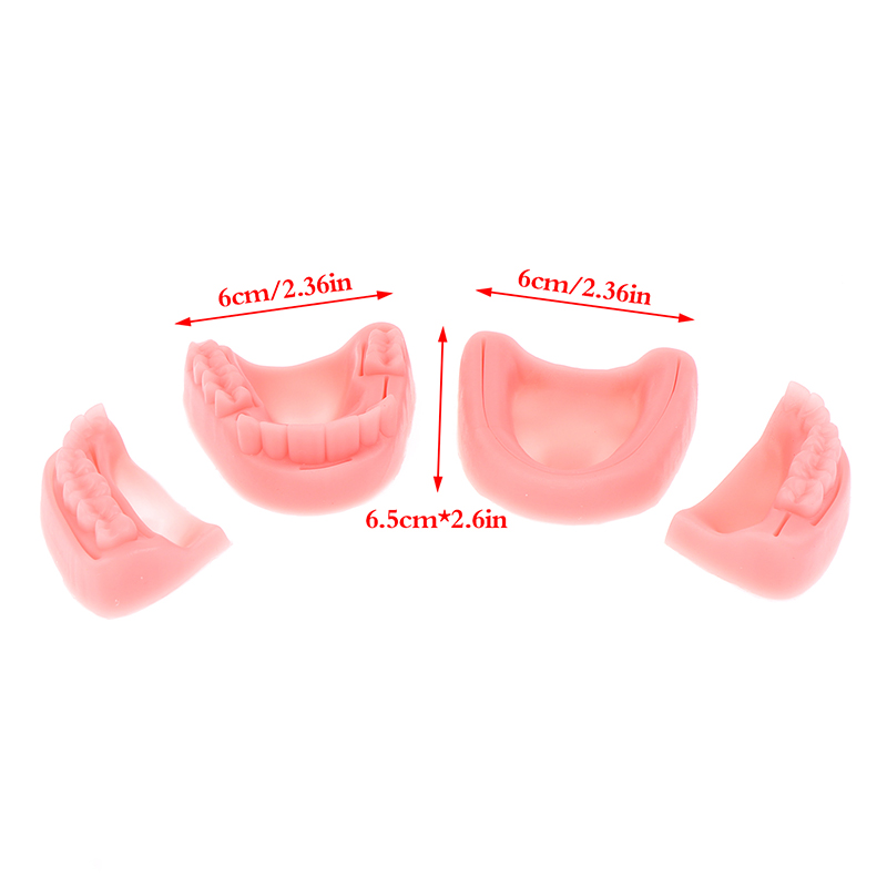 Módulo de Treinamento de Sutura Oral e Gum, Periodontite Silicone, Modelo, 2 PCs/Set, 4 PCs/Set