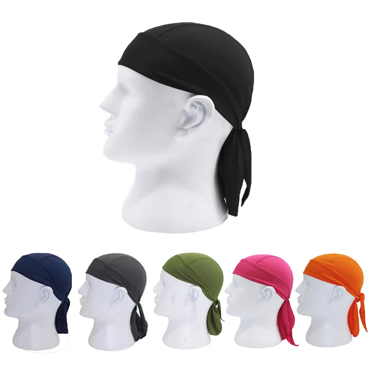 Gorro pirata de Ciclismo de secado rápido para hombre, pañuelo para la cabeza para montar en bicicleta de montaña, pañuelos para deportes al aire libre, diadema para correr, gorro antisudor, bufanda