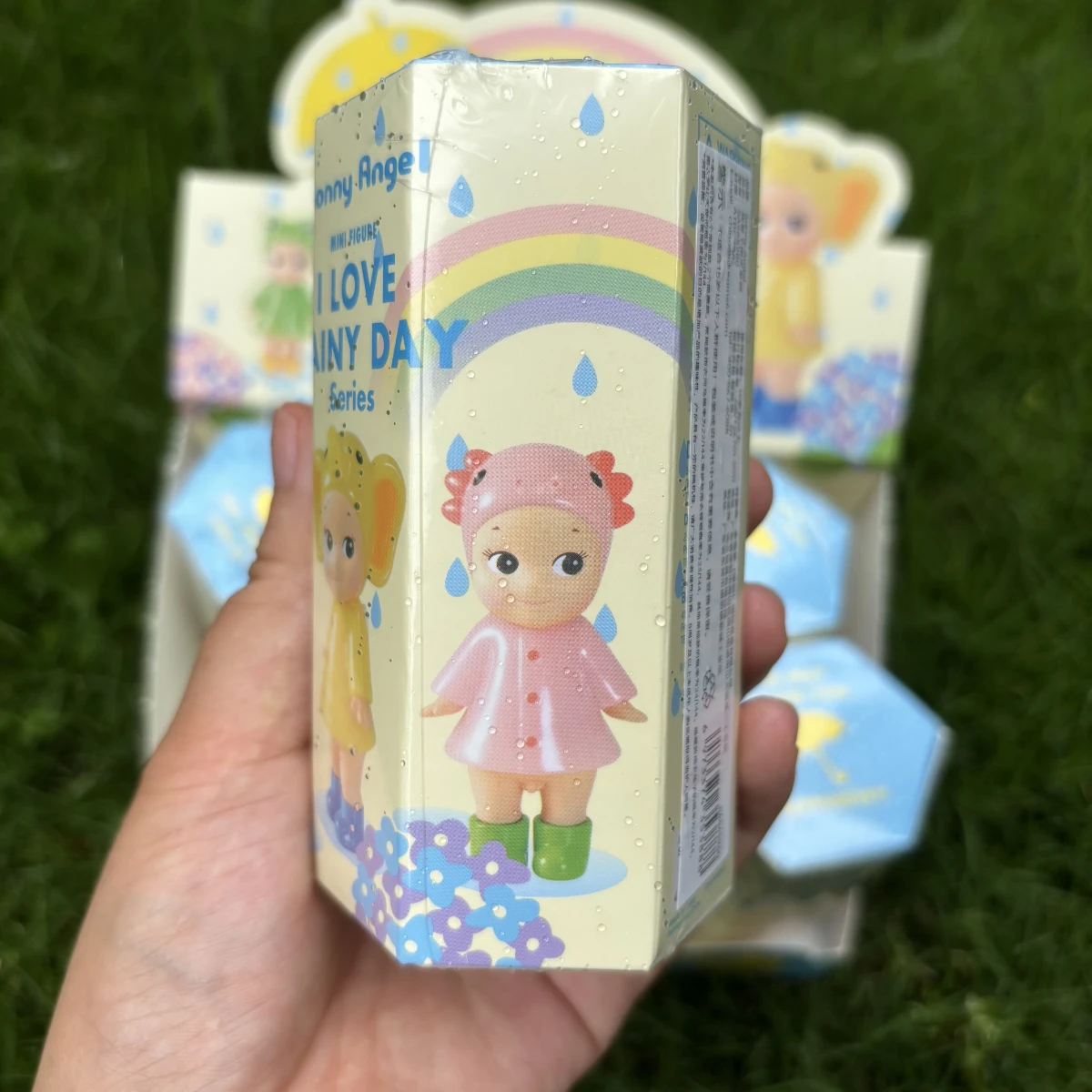 Мини-фигурка sonny angel I Love Rainy Day, серия игрушек для девочек, Mystery Box, лягушка, утка, золотая рыбка, бегемот SAS65980