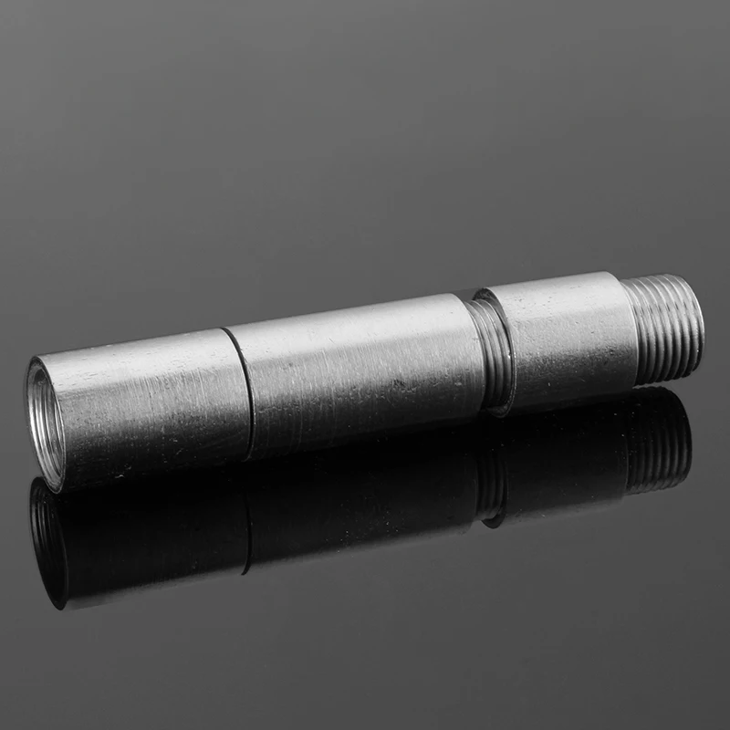 1/8 "1/4" 3/8 "1/2" 3/4 "1" 1,2 "1,5" 2 "macho x tubo de extensión de rosca hembra L = 3-50cm conector de instalación de tubería de acero inoxidable 304