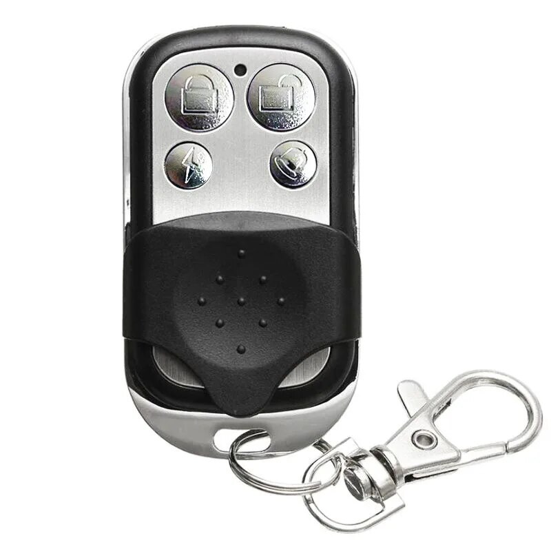5/10PCS Duplizieren Garage Tür Fernbedienung 433MHZ Elektrische Garage Tür Schlüssel Drahtlose Duplizieren Fernbedienung Metall 4 taste