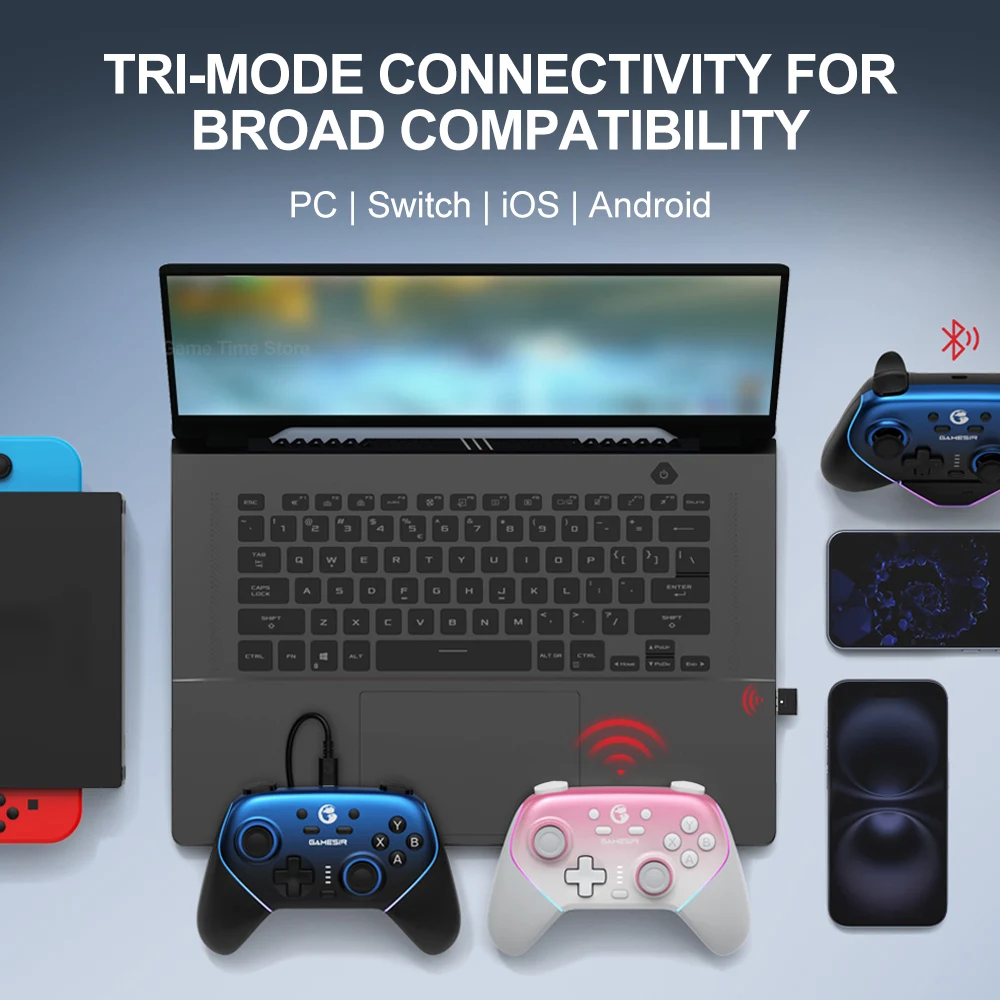 Gamesir Super Nova Controller wireless T4N Nova Pro Bluetooth Gamepad Joystick effetto Hall per PC Nintendo Switch Android iOS