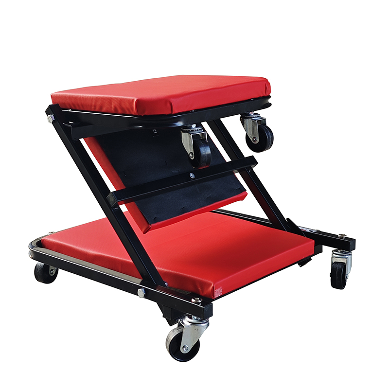 LEADLOONG Banc de réparation automobile Creeper de mécanicien, cadeau de garage, siège Creeper Z 36", cadeaux de mécanicien 2 en 1, capacité de 300 lb