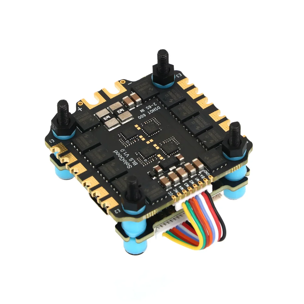 SoloGood F722 60A Stack ICM42688P F722 Flight Controller BLHELI_S 60A 4in1 ESC 30.5X30.5mm 2-6S for FPV Freestyle Drones Parts