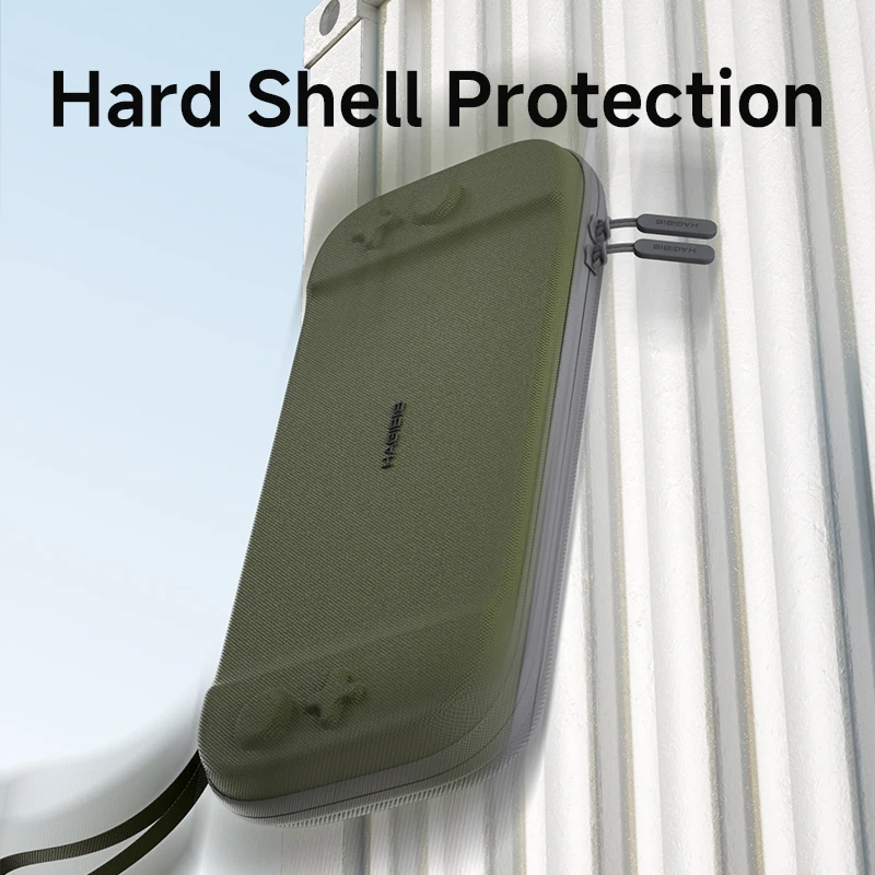 Hagibis Portable Carrying Case for Switch 2 Traveling Bag Hard Shell NS Accessories Protective Cover with 10 Games Cartridges