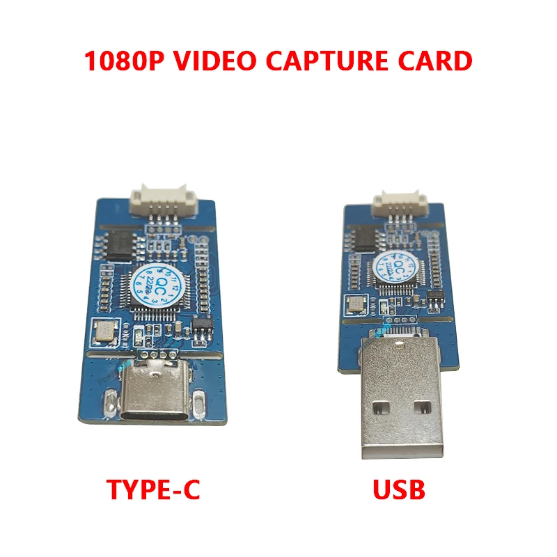 Placa de saída usb/placa de saída TYPE-C cvbs para captura usb av cvbs sinal analógico S-VIDEO para driver digital-livre 1080p