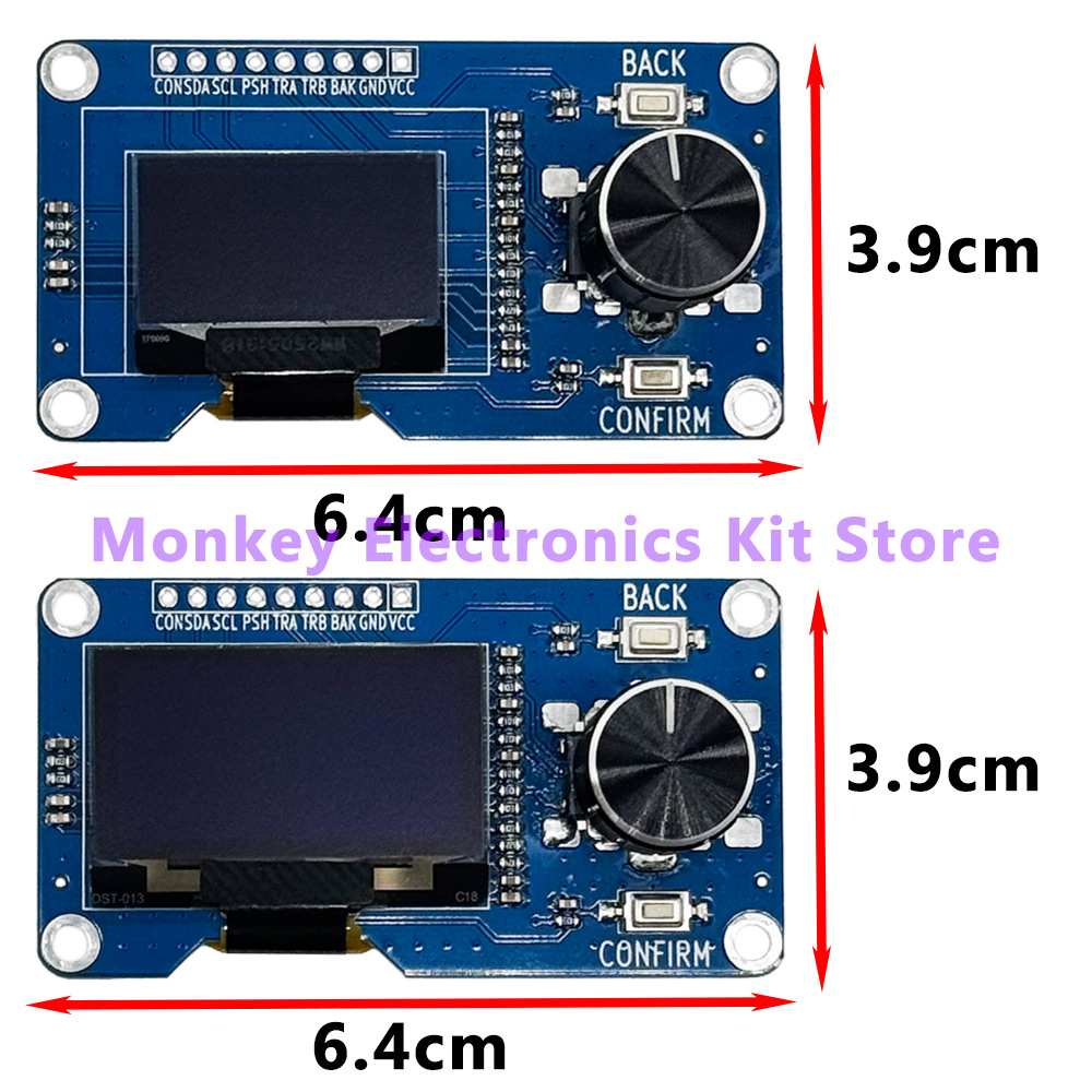 TFT 0.96-inch 1.3-inch 1.8-inch 2.4-inch OLED Module White/Blue Button EC11 Rotary Encoder IIC Interface LCD Screen