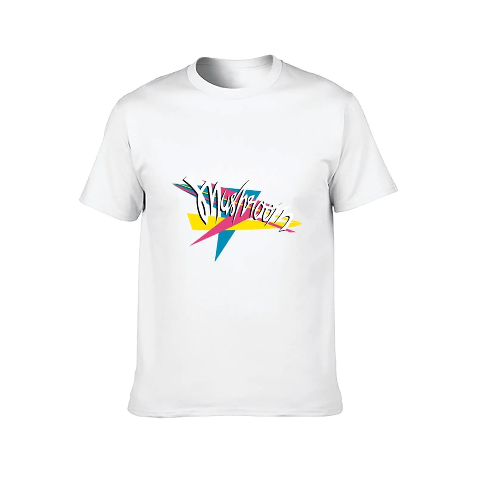 Kaos Mushroom Records kaos katun pria 100% kaos lucu kaos katun