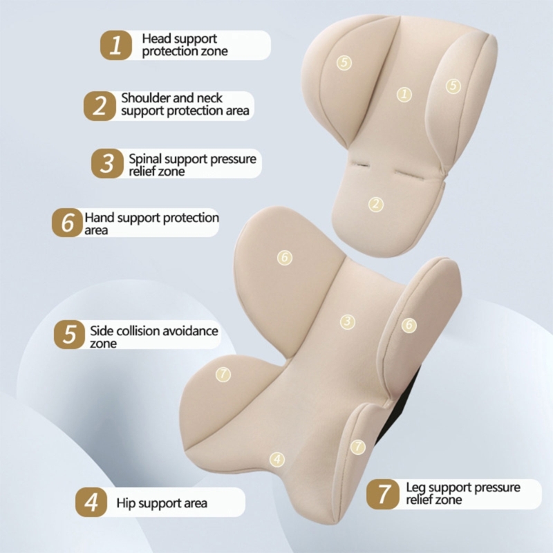 เบาะรองนั่งสำหรับ bantal Kursi เบาะรองนั่งสำหรับรถเข็นเด็กเบาะรองนั่งเก็บความร้อนทั่วไปสำหรับความปลอดภัยของเด็กสี่ฤดู