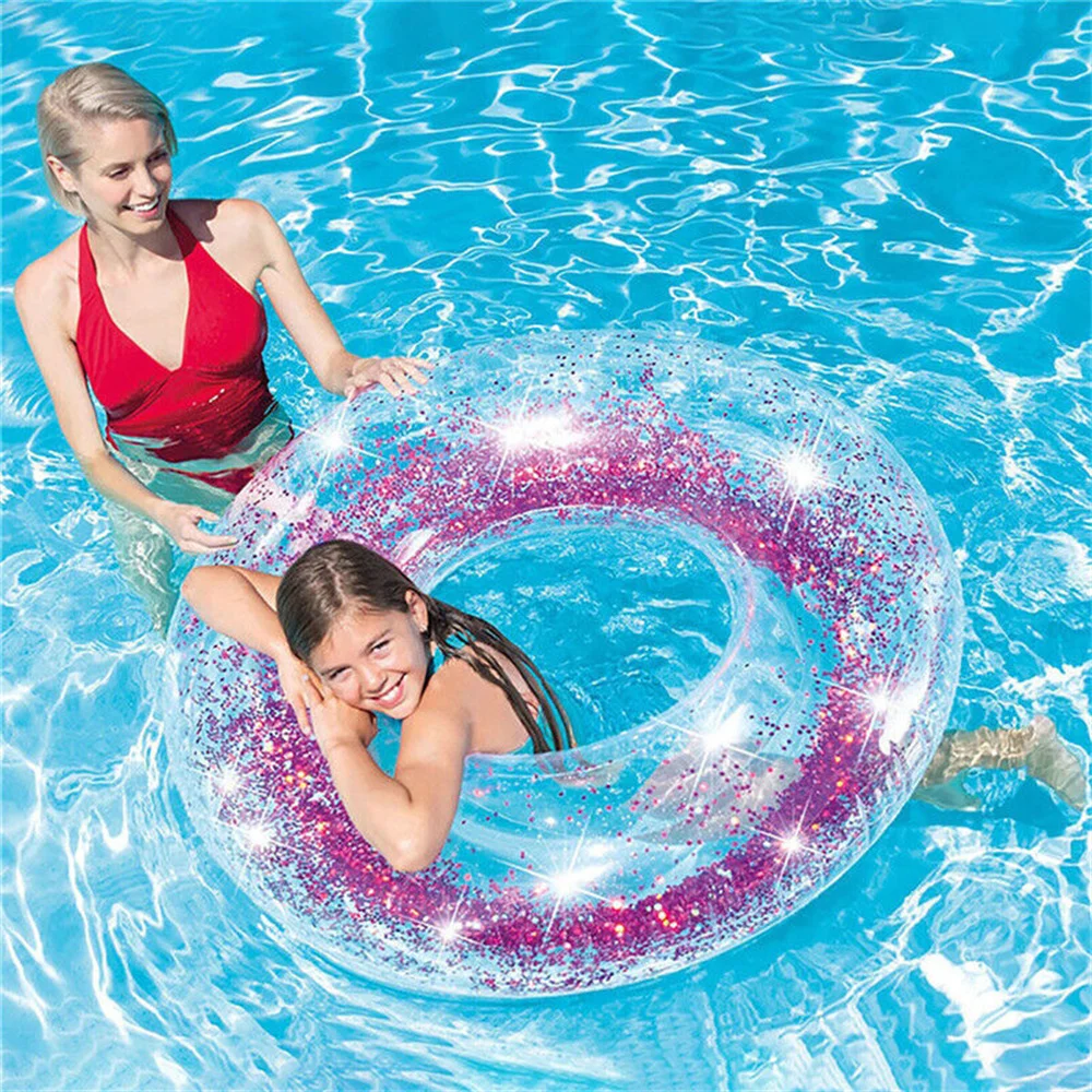 ฤดูร้อนInflatableแหวนDonut Inflatableน้ําลอยแหวนลอยน้ําผู้ใหญ่เด็กและวัยรุ่นน้ําเล่นอุปกรณ์