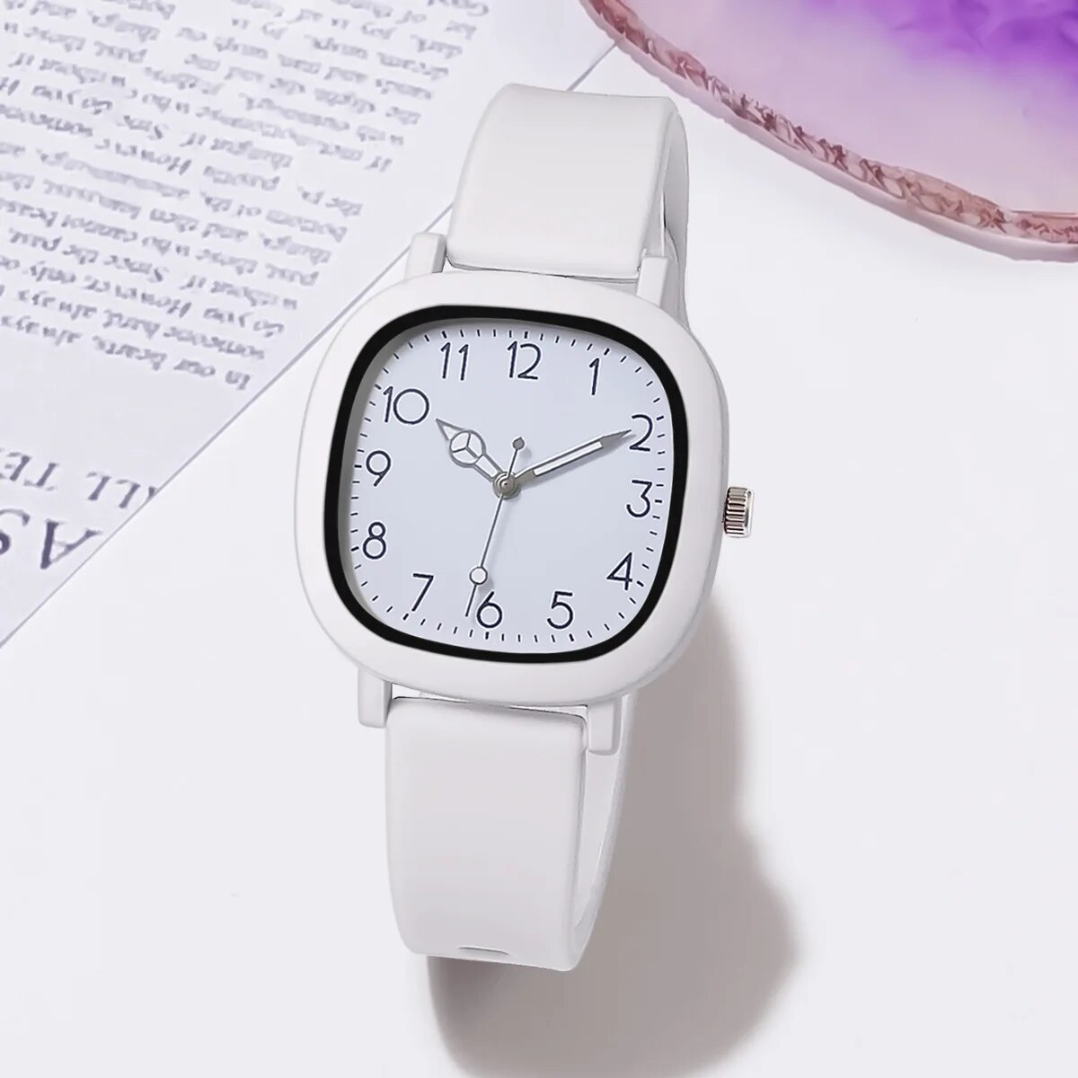 Orologio da polso al quarzo di nuova moda Orologi da donna di marca originali Semplicità Bracciale causale da donna Cinturino in silicone Orologio al quarzo regalo
