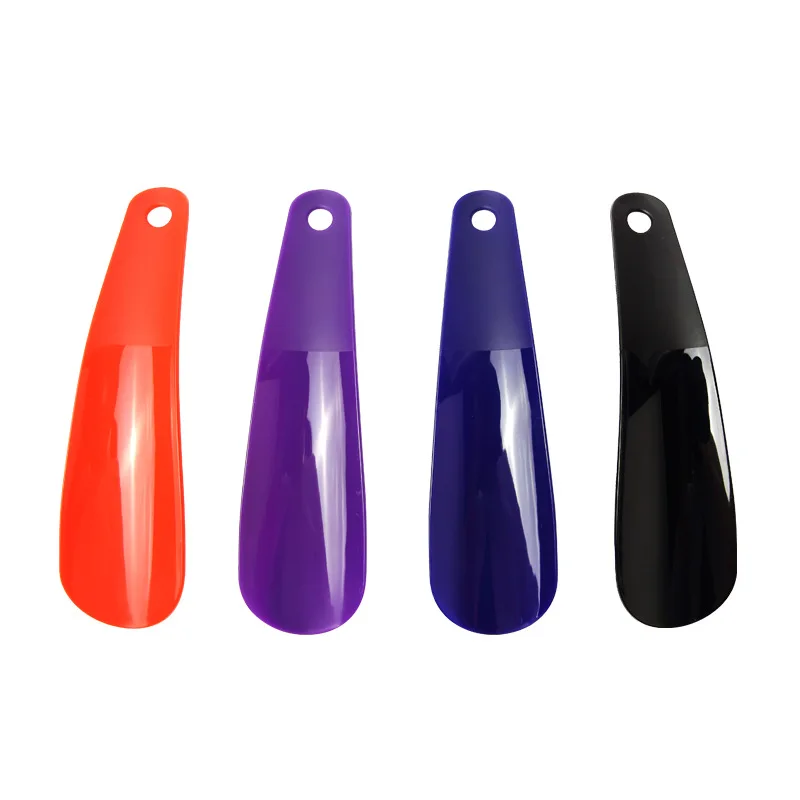 NEW 16cm Single Piece Short Handle Plastic Shoe Horn Handle Shoehorn Advanced Solid Home Use Travel Portable Shoe Spatula Lifter