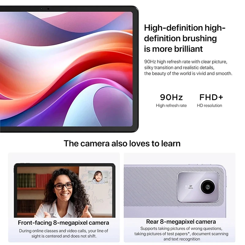 Firmware Global Lenovo Xiaoxin Pad 2024 Tablet 6GB 8GB 128GB 256GB 11 "pantalla Qualcomm Snapdragon 685 WIFI 7040mAh Android Tab