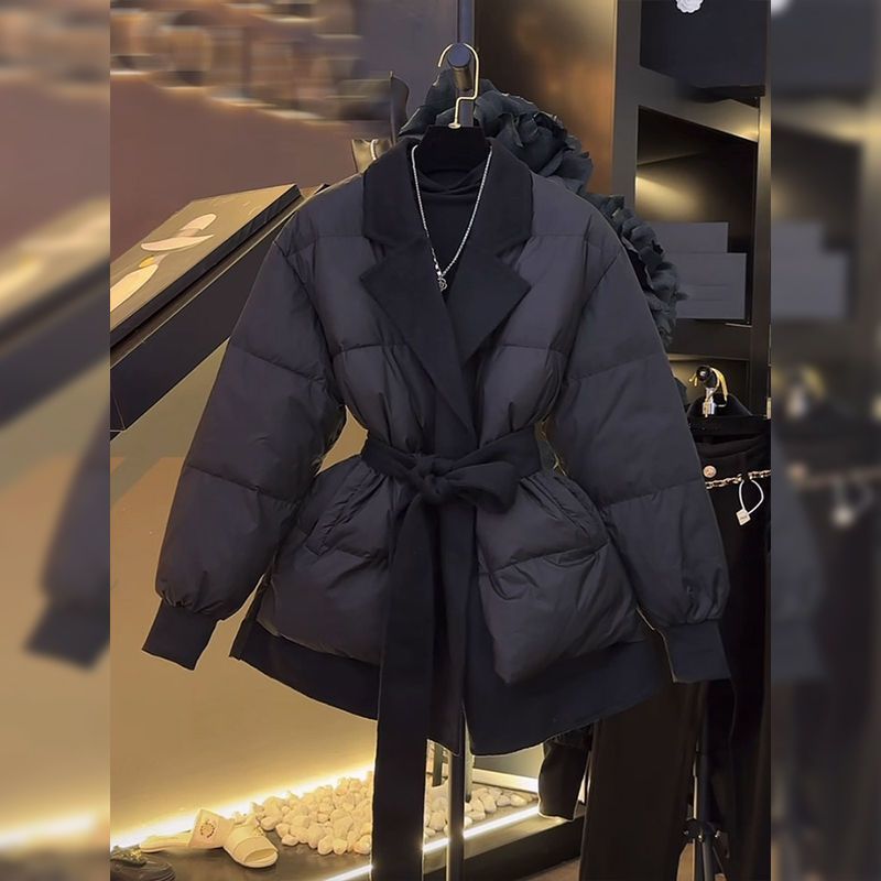Ropa de invierno para mujer, Parka larga, chaquetas de primavera para mujer, prendas de vestir exteriores nuevas, abrigos cortos, nueva ropa de abrigo con cinturón