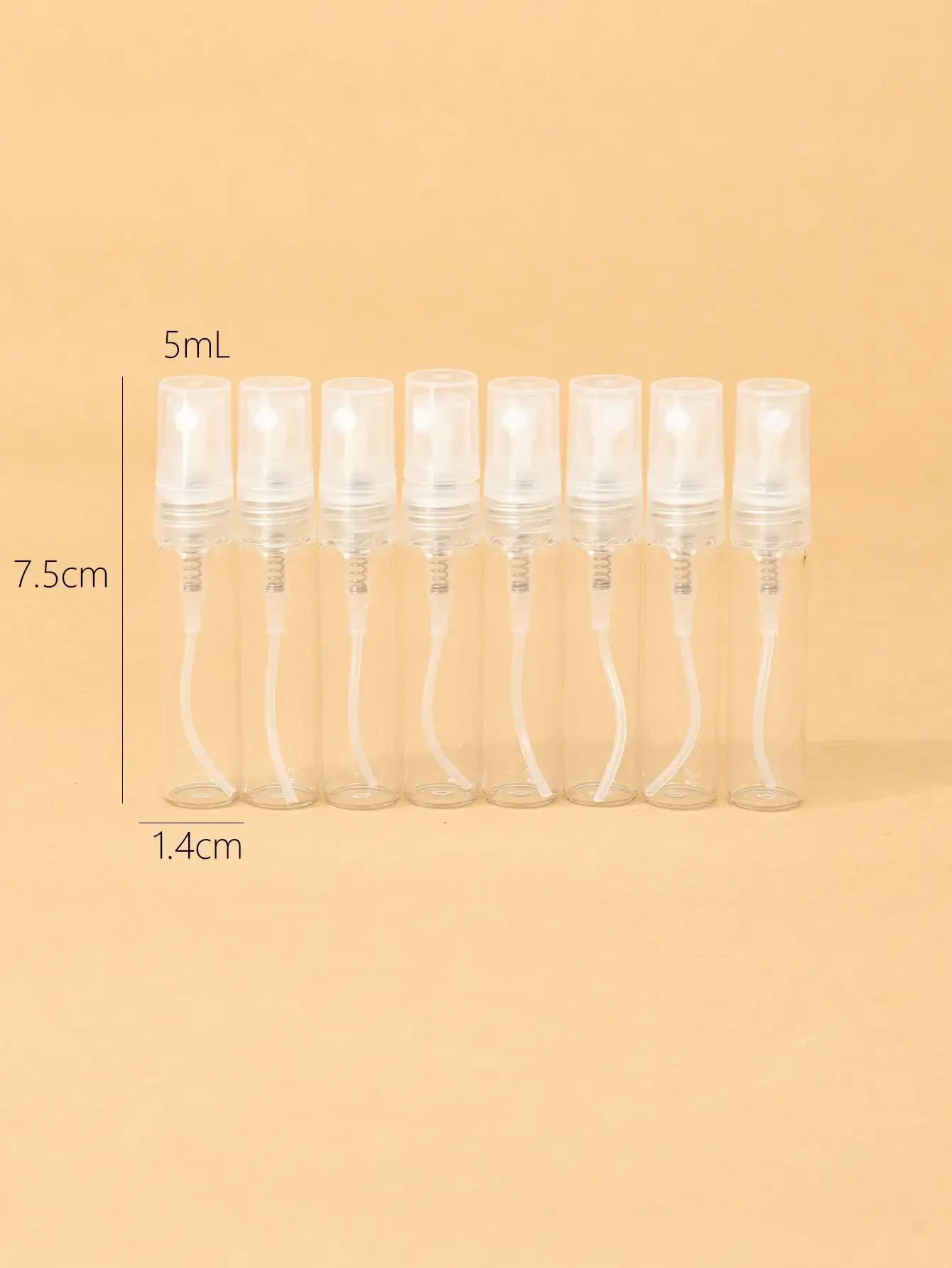 베스트 셀러 8/16/Piece 2 3 5 10ml 고품질 투명 유리 향수병 미니 울트라 파인 스프레이 병 휴대용 여행