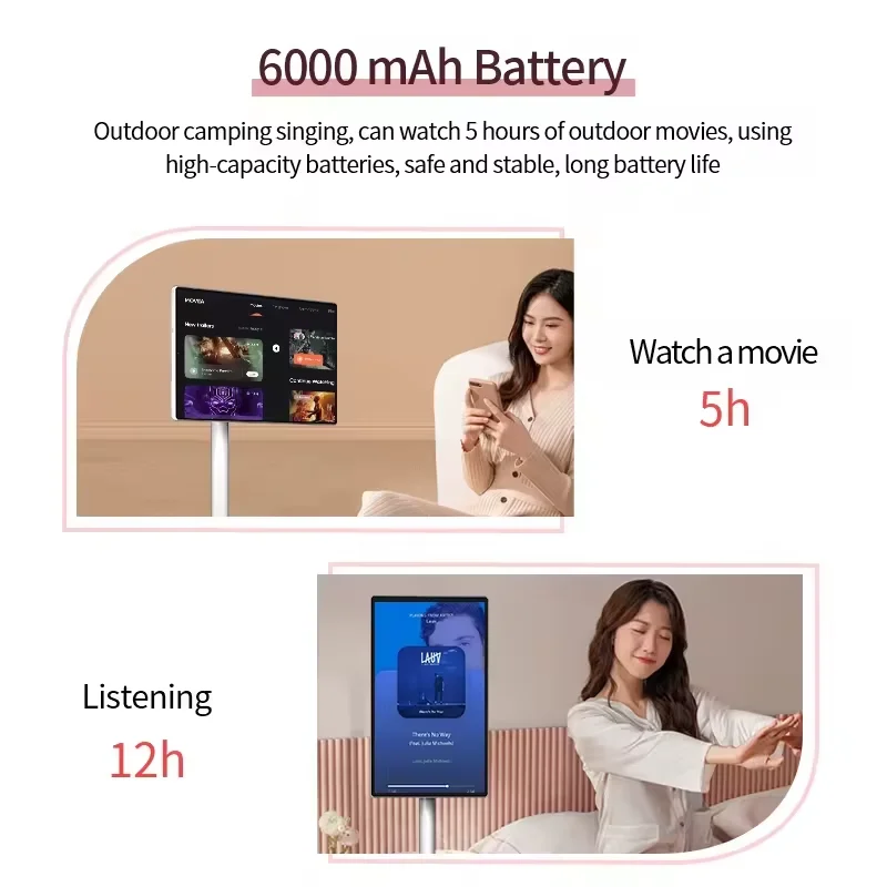 21.5 Inch Android Tablet Computer Hd Display Floor-Standing Display Terminal 8Mp Camera Rotating Touch All-In-One Machine