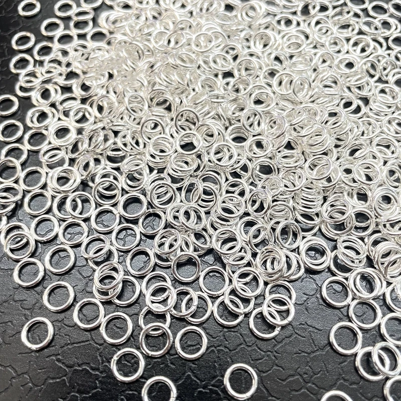 20 ชิ้นแท้ 925 เงินสเตอร์ลิงเปิดแหวนกระโดด O แหวน Connector Link Loop สําหรับ DIY สร้อยข้อมือเครื่องประดับหัตถกรรมทําผลการค้นหา