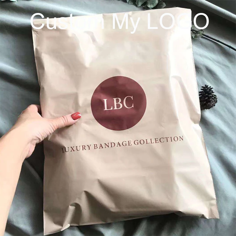 โลโก้ที่กำหนดเองพิมพ์วิกผม Mailing กระเป๋าจัดส่งพลาสติกรีไซเคิล Mailer เสื้อผ้า Mail จัดส่ง Courier บรรจุภัณฑ์ซองไปรษณีย์