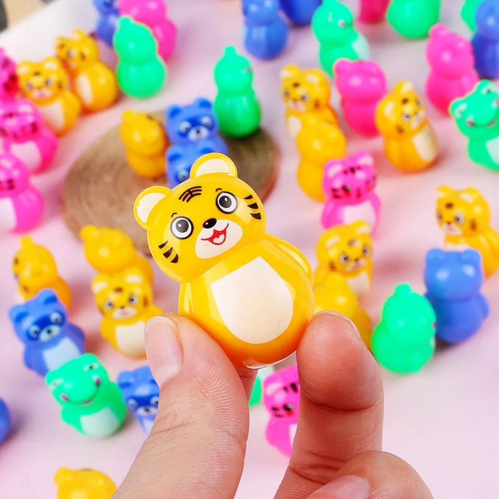ミニ漫画動物タンブラー、バルクおもちゃ、誕生日プレゼント、プレゼント、ピタフィラー、より速い、クリスマス、カーニバルパーティー、ギフトパック、キッズパーティー