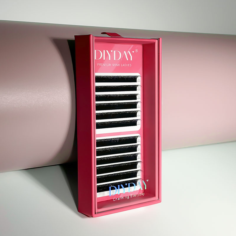 DIYDAY 5D Fairy Lashes Spikes Wet Lashes Cluster Premade Fans 5D Flora Mink False Eyelashes for Makeup