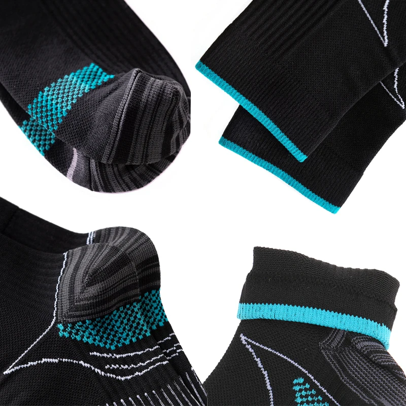 1 par de calcetines para fascitis plantar con soporte para el arco para hombres y mujeres, los mejores calcetines de compresión para el tobillo para aliviar el dolor en el pie y el talón,