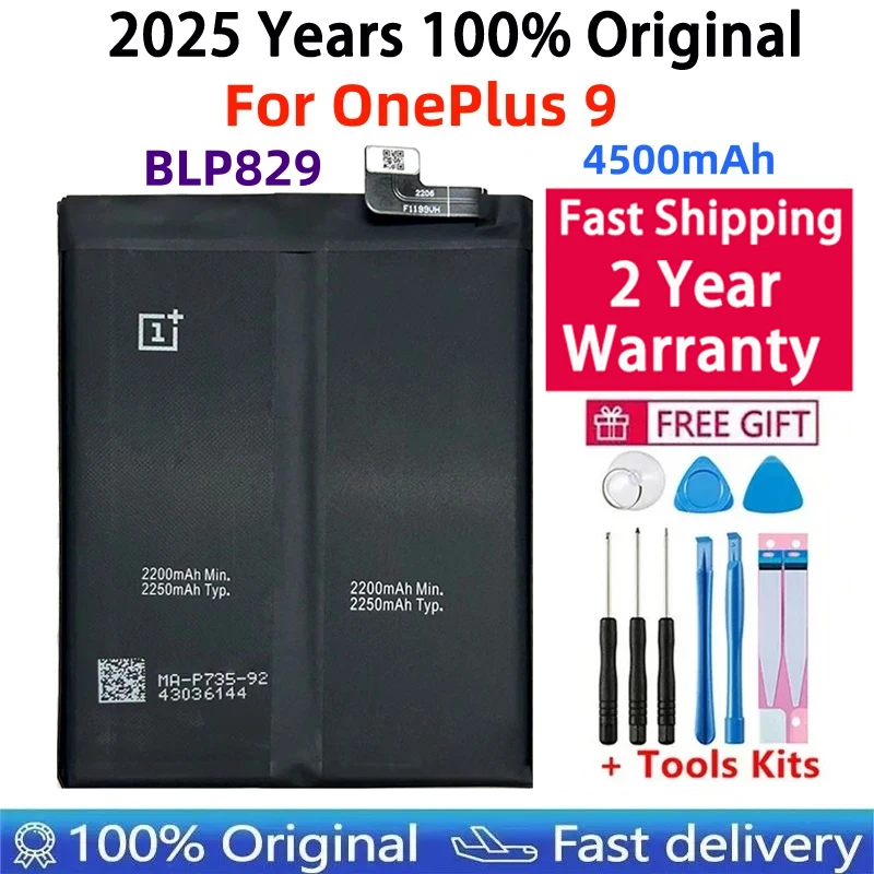 100% 오리지널 휴대폰 교체 배터리, OnePlus Nord N100 N10 1 2 3 3 3T 5 5 5T 6 6T 7 7T 8 8T 9 9R X Pro Plus 배터리