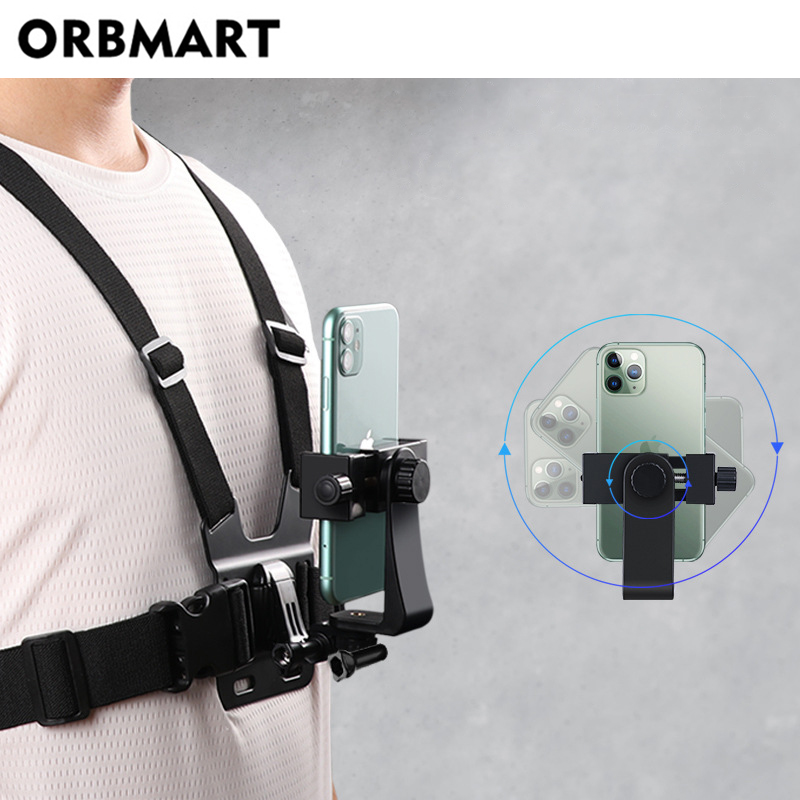 Borstband Mount Riem voor Mobiele Telefoon iphone 14 Houder Borstband voor GoPro Hero 11 10 9 8 DJI Actie camera Accessoires POV
