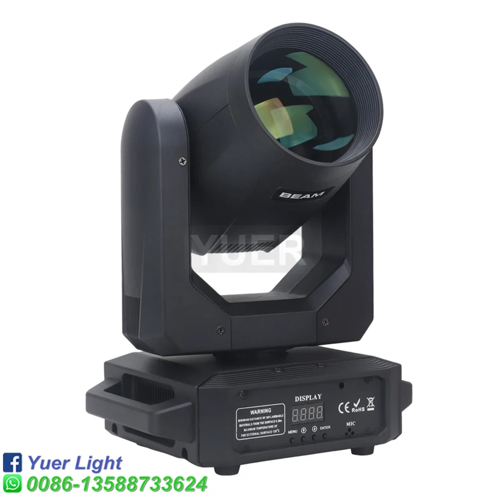 2 ชิ้น/ล็อตใหม่ LED Moving Head Light 200W Beam + จุด + 18 หมุนปริซึม + Rainbow Effect Dj Dmx Stage Light Effect Light Disco Dj Bar