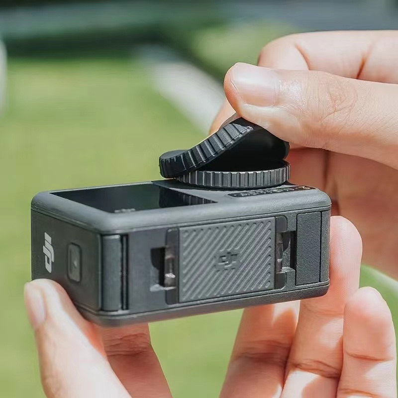 Copertura protettiva per obiettivo per DJI Osmo Action 4/3 Accessori per fotocamera Tappo protettivo per obiettivo antipolvere in silicone antiscivolo