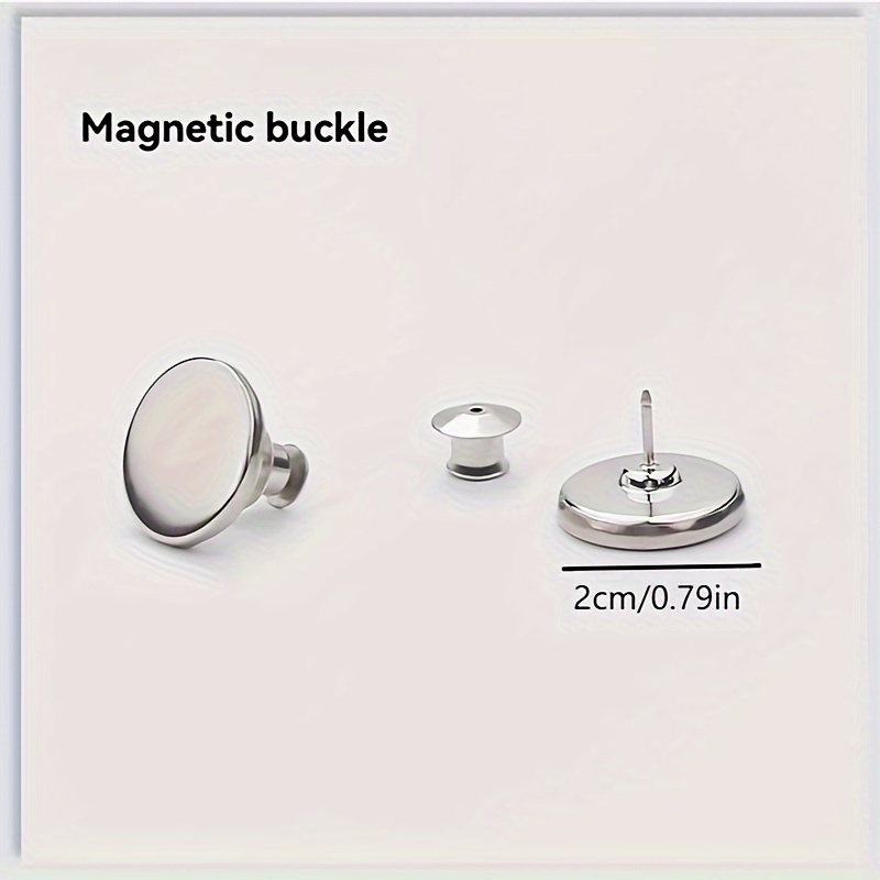 Moderner Magnethaken aus Metall, geeignet für Vorhänge – einfach zu installierende, an der Wand montierte Magnetschnalle