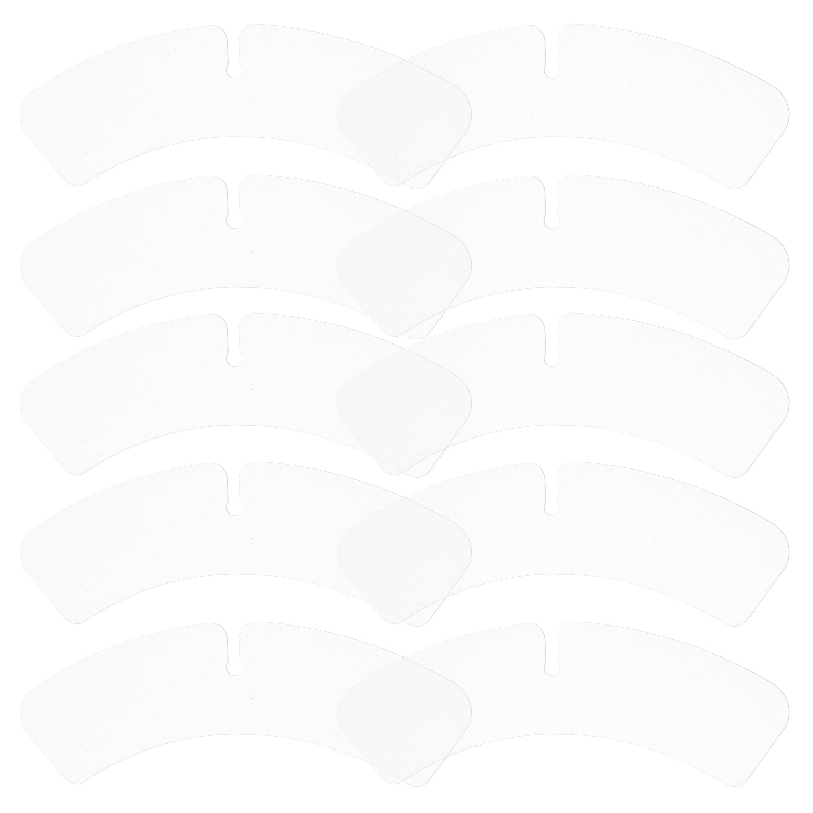 100 Stuks Heren Kraag Blijft Plastic Ondersteunt Kraag voor Overhemd Vasthouders Kragen Blijft Mouw Extender