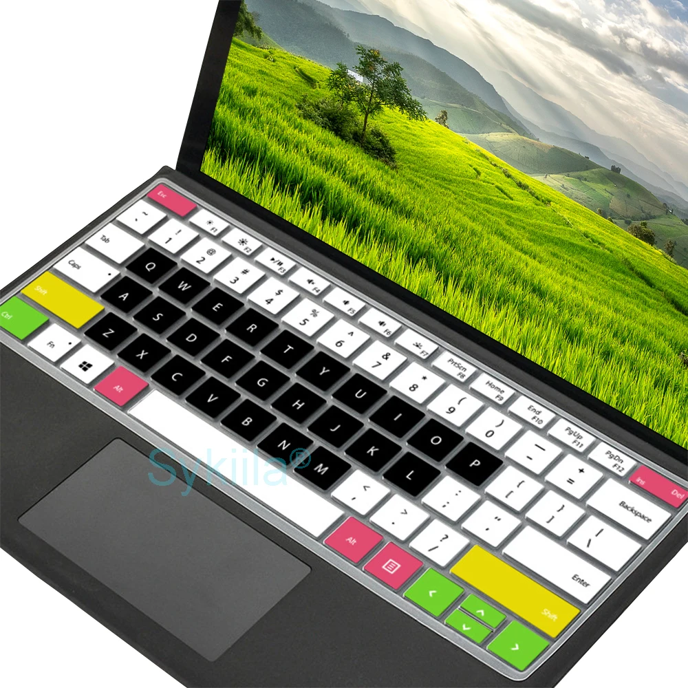 Funda de teclado para Microsoft Surface Pro 9 7 8 7+ 6 5 4 3 X portátil de estudio GO 2 Book 3 RT funda protectora de silicona 13 15 TPU
