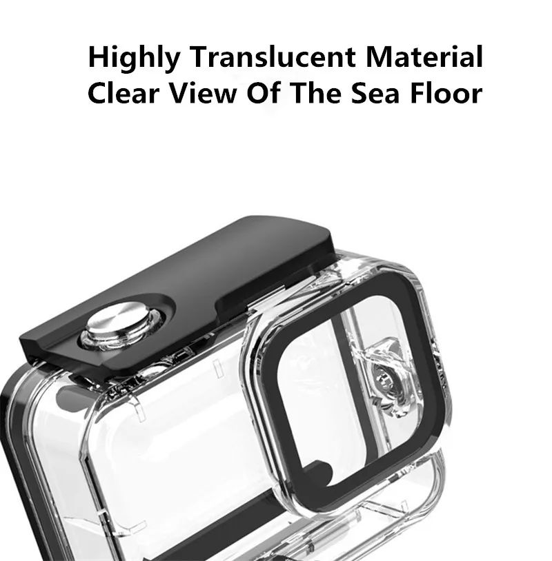 Custodia impermeabile 60M per GoPro Hero 13 12 11 10 9 Custodia subacquea per Go Pro Hero 9 10 11 12 13 Accessori