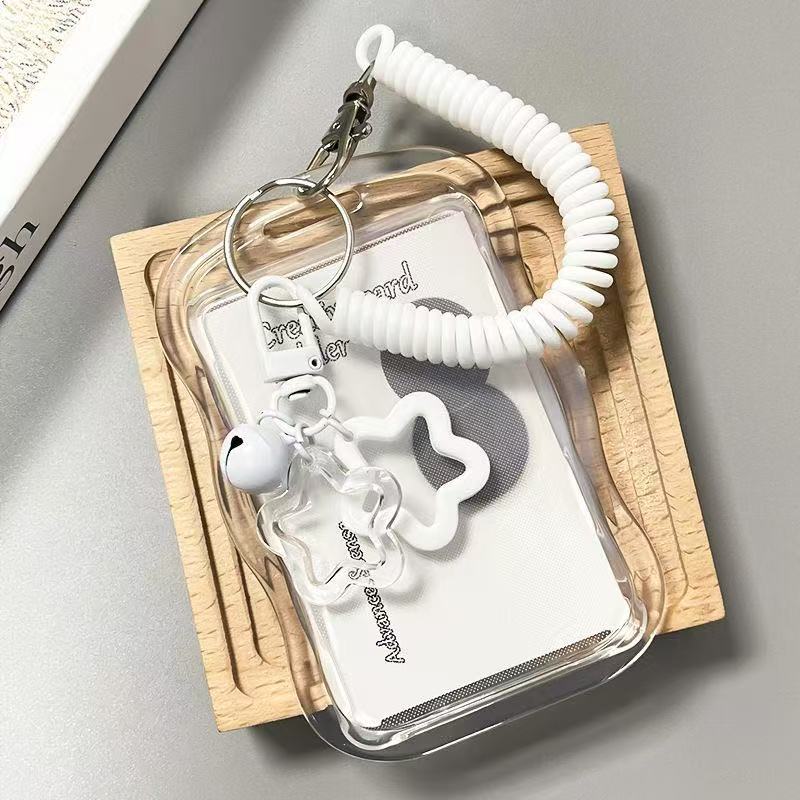 Bus Simple Transparent ins Card Cover Student Campus Meal Card Subway ID Card Star Chasing Protection Cover