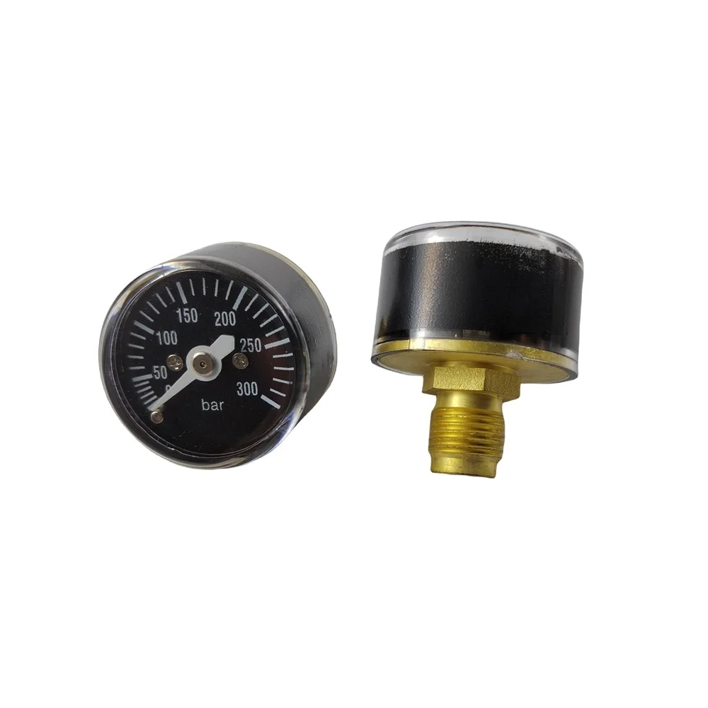 FX อุปกรณ์เสริม Precision Gauge FX EDGUN เครื่องวัดความดันสูง G1/8 ด้ายเครื่องวัดความดัน 300bar 25 มม.