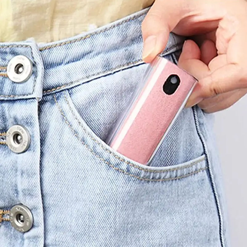 2in1 Microfiber Screen Cleaner Spray Bottle Set Mobile Phone Ipad Computer Microfiber Cloth Wipe Iphone Cleaning Glasses Wipes