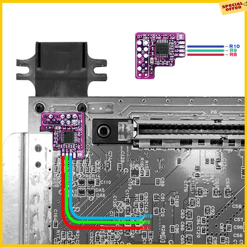 A25P N64 RGB MOD Комплект для консолей N64 NTSC Чип модуля RGB для Nintendo 64 NTSC Модифицированный выходной модуль RGB Прочный