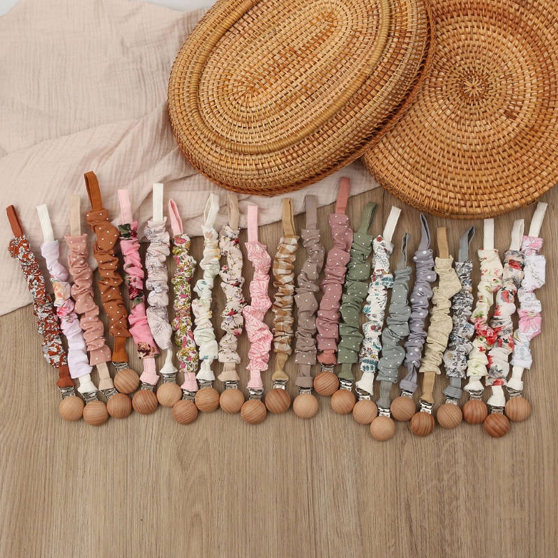 Bé Pacifier Clip Chain Bông Chupetas Núm Vú Giả Dummy Chủ Mọc Răng Đồ Chơi Dây Xích Dây Đeo Núm Vú Chủ Cho Trẻ Sơ Sinh Thức Ăn