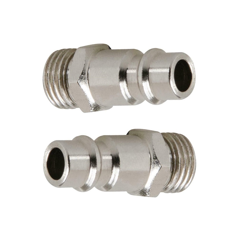 5PCS QUICK RELEASE ยูโร Compressed Air Line Coupler Connector FITTING 1/4in BSP ชาย Workshop อุปกรณ์เครื่องมือ Workshop