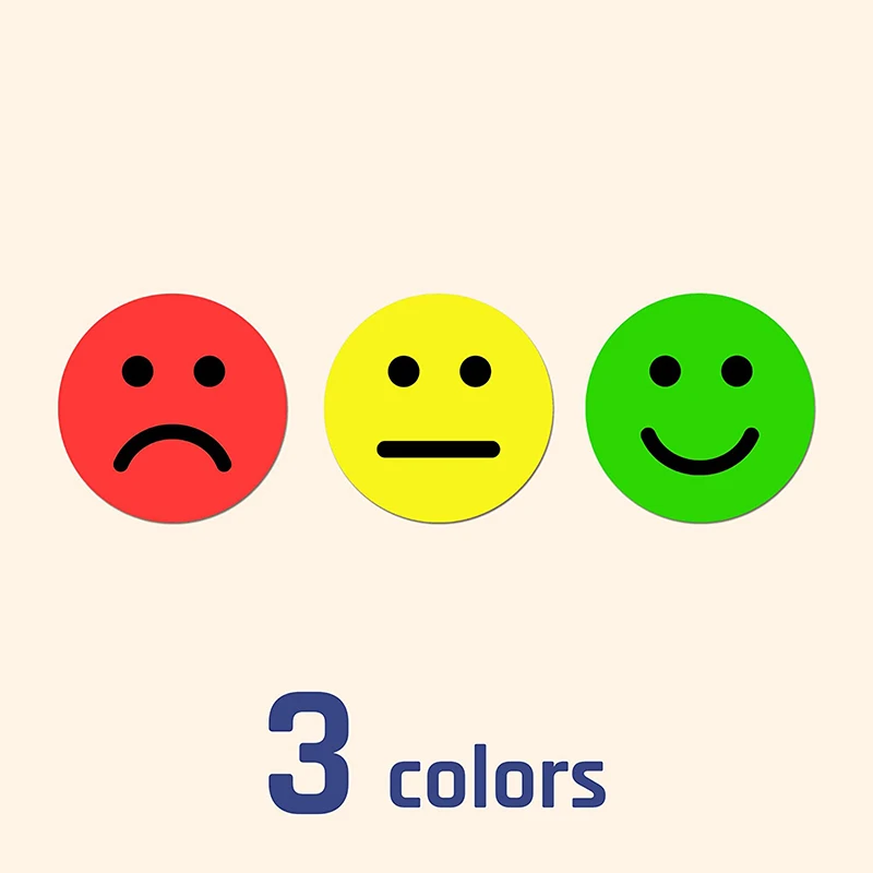 1 "Happy Sad Smiling Face พฤติกรรมสติกเกอร์ 120-1200pcs ป้ายครูห้องเรียนโรงเรียนเด็กนักเรียนสติกเกอร์รางวัลของเล่นของขวัญ