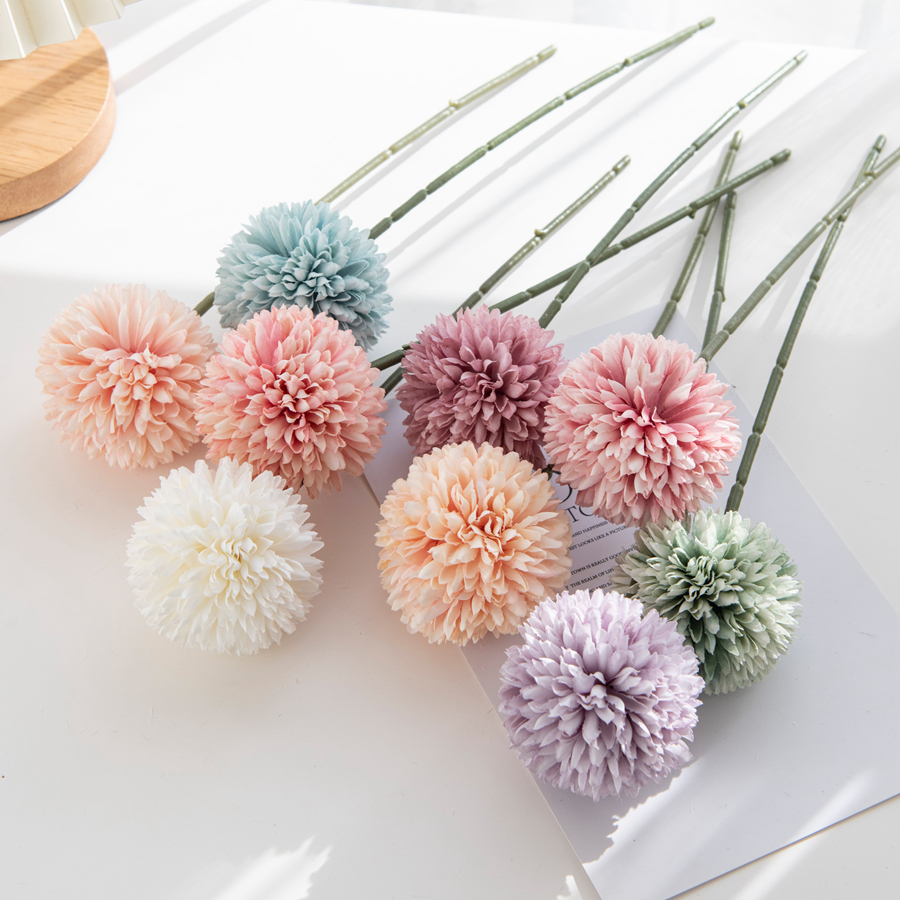 3/5PCS Pompon di ortensia di seta Decorazioni per la casa Scrapbooking Festival di nozze Ghirlanda Accessori da sposa Liquidazione Fiori artificiali Fai da te