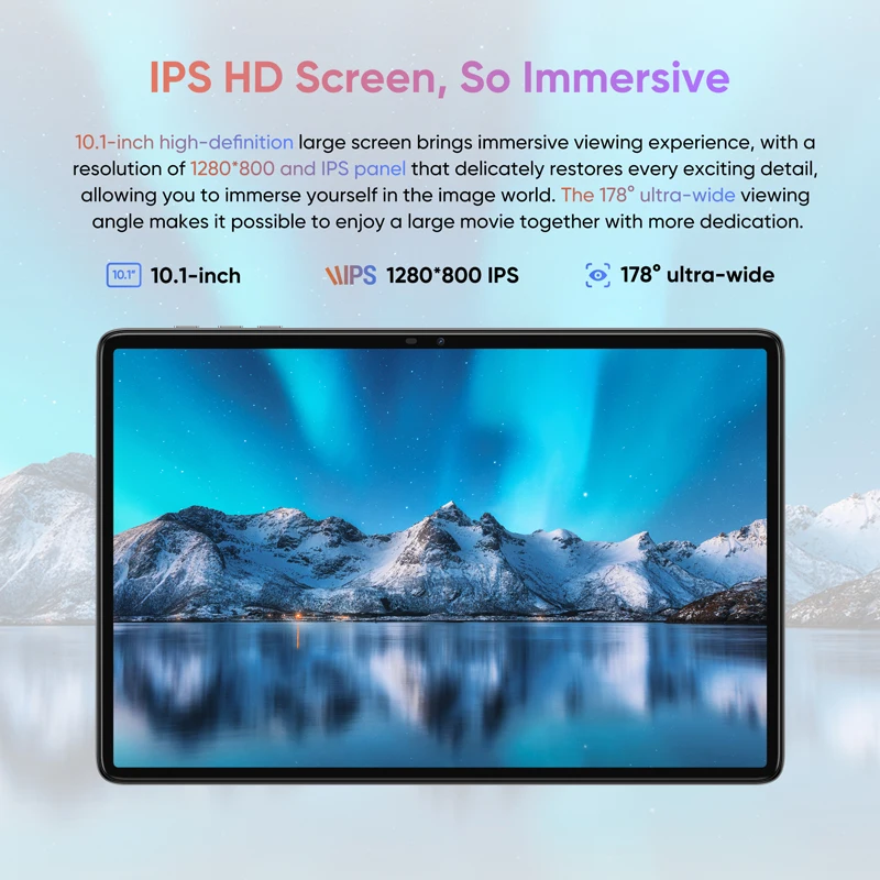 Neuankömmling n-one npad q mtk8183 8-Kern-Tablet-PC 10.1 ''Android 13 6600mah 12(6 6) gb 128gb 1280*800 fhd ips wifi