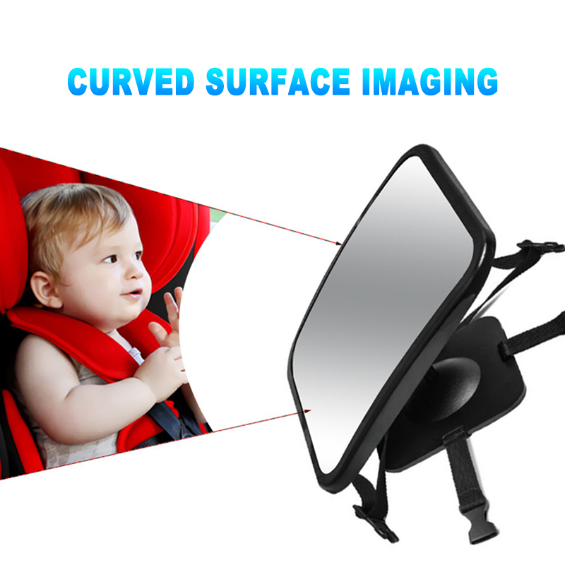 Monitor do bebê espelho interior assento de carro volta encosto de cabeça espelho para espelhos do bebê crianças assento traseiro monitor de segurança rotação de 360 graus
