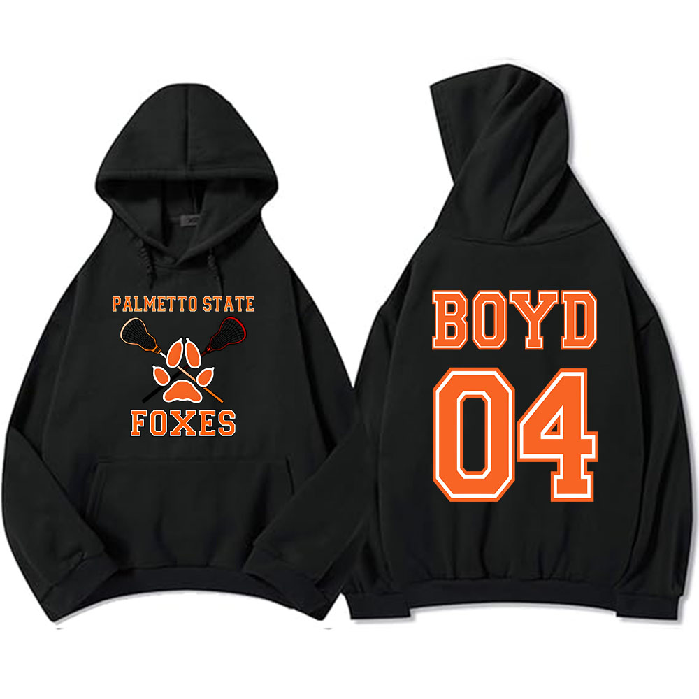 Palmetto State Foxes Games Hoodies para mulheres, manga comprida, moletons casuais com capuz, pulôveres de lã, roupas de inverno