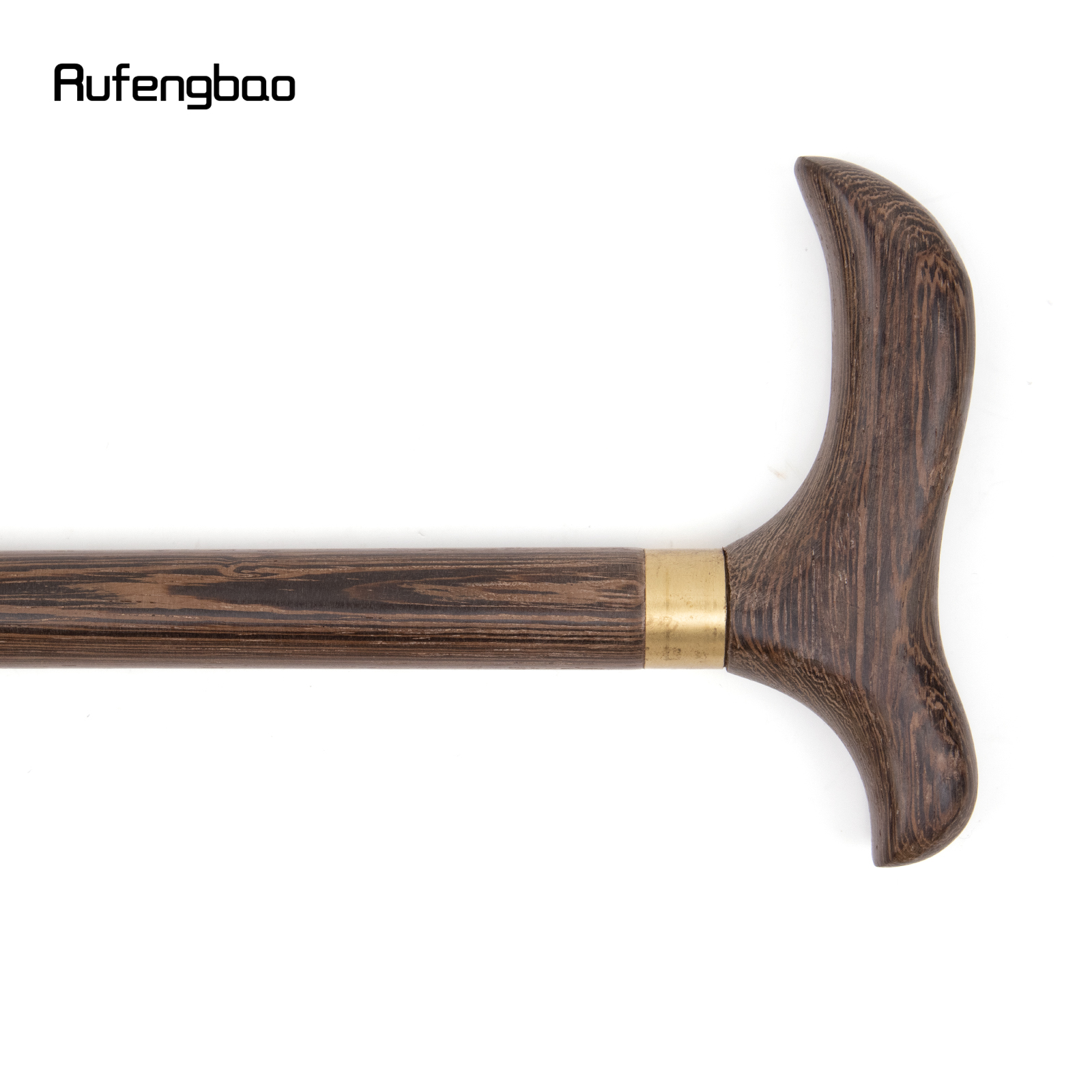 ไม้สีน้ําตาลแฟชั่นแบบดั้งเดิมเดิน Stick ตกแต่ง Cosplay Party ไม้เท้าฮาโลวีน Mace Wand Crosier 89 ซม